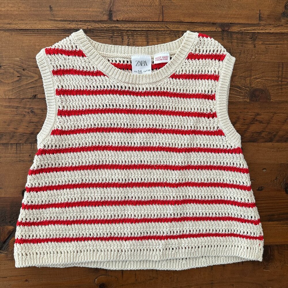 Girls Zara: Knit Stripped Tank